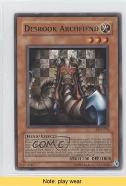 Desrook Archfiend Unlimited YuGiOh Dark Crisis #DCR-070 2003 READ 0b5 - Image 1
