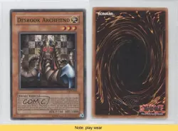 Desrook Archfiend Unlimited YuGiOh Dark Crisis #DCR-070 2003 READ 0b5 - Image 3