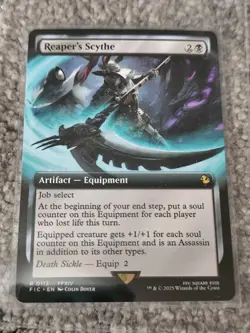 MTG - Reaper's Scythe - Final Fantasy - 0117 - Extended Art Rare - Image 1