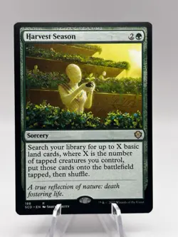 Harvest Season 188 Starter Commander SCD MTG NM - Image 1