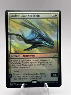 Sledge-Class Seedship 0208 Foil Edge of Eternities EOE MTG NM - Image 1