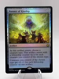 Banner of Kinship 0127 Foil Foundations FDN MTG NM - Image 1