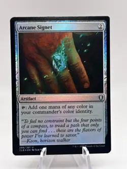 Arcane Signet 298/361 Foil Commander Legends Baldur's Gate CLB MTG NM - Image 1