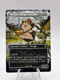 Stiltzkin, Moogle Merchant 0327 Borderless Final Fantasy FIN MTG NM - Image 1