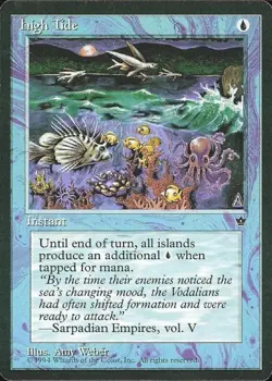 High Tide (3) - Medium Play MTG Fallen Empires - Image 1