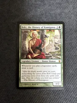 Reki the History of Kamigawa Saviors of Kamigawa MTG Card NM Condition - Image 1