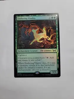 MTG - Enduring Vitality Duskmourn: House of Horror Foil Rare #0176 - Image 1
