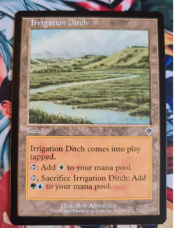 MTG Irrigation Ditch Nm English Card Magic the Gathering Invasion OG Card - Image 1