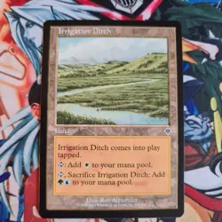 MTG Irrigation Ditch Nm English Card Magic the Gathering Invasion OG Card - Image 2
