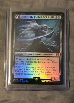 MTG Final Fantasy, Sephiroth, Fabled Solider /Sephiroth, One-Winged Angel - Foil - Image 1