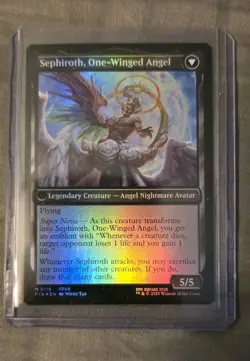 MTG Final Fantasy, Sephiroth, Fabled Solider /Sephiroth, One-Winged Angel - Foil - Image 2