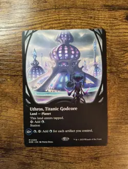 MTG Uthros, Titanic Godcore (M 0285) Non-Foil Borderless Edge Eternities - Image 1