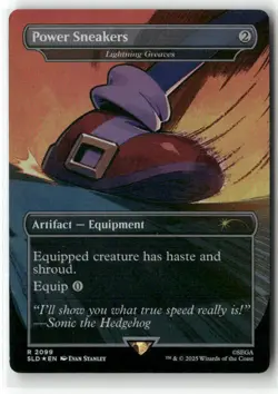 Power Sneakers (Swiftfoot Boots) Secret Lair SONIC MAGIC MTG NM - Image 1