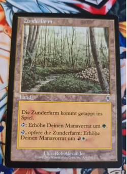 MTG Tinder Farm DE Nm Card Magic the Gathering Invasion Karte Deutsch OG - Image 1