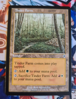 MTG Tinder Farm ENG Nm Card Magic the Gathering Invasion Karte Sammlung OG - Image 1