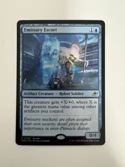Emissary Escort Foil Promo Bundle MTG Magic the Gathering Card NM Near Mint EOE - Image 1