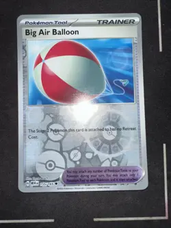155/165 Big Air Balloon REVERSE HOLO - Pokemon 151 - Image 1