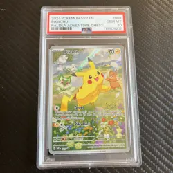 2023 Pokemon English SV Pikachu Paldea Evolved ETB Promo PSA 10 - Image 1