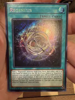 3x Regenesis Secret Rare ALIN-EN059 Near Mint Play Set Yugioh Singles Spell - Image 5