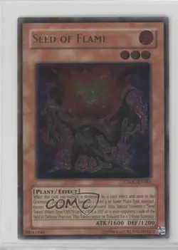 Seed of Flame (UL) Unlimited YuGiOh Crossroads Chaos #CSOC-EN081 2008 - Image 1