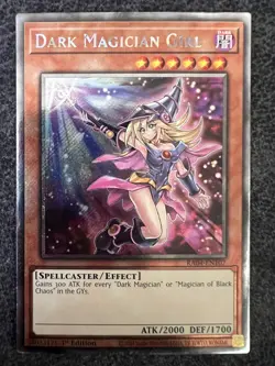 Yugioh Dark Magician Girl RA04-EN107 Platinum Secret Rare 1st Edition NM - Image 1