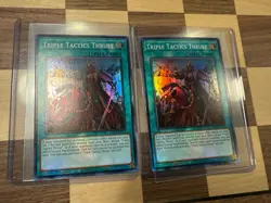2x Triple Tactics Thrust Super Rare RA03-EN072 Holo Bleed Near Mint Yugioh !!! - Image 2