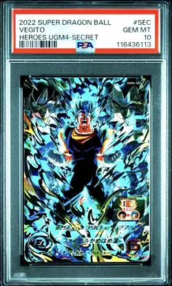 PSA 10 Vegito UGM4-SEC 2022 Super Dragon Ball Heroes Card Japanese - Image 1