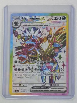 Pokemon TCG: Hydreigon Ex 223/191 Surging Sparks Ultra Rare 🔥 NM Pokemon Card - Image 1