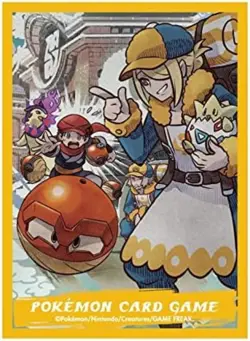 Pokemon Center Original Card Game Sleeve HISUI DAYS Volo 64 sleeves F/S w/Track# - Image 2