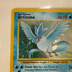 Pokemon TCG - Articuno Rare Holo Card 2/62 1999 -Fossil - MP - Image 2