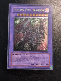 Yu-Gi-Oh! ULTIMATE RARE HOLO CARD DESTINY END DRAGOON LODT-EN042 VLP - Image 1