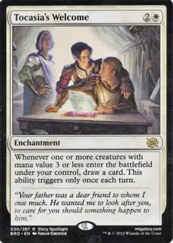 Tocasia's Welcome Commander: Tarkir: Dragonstorm Non-Foil Near Mint / VLP Card - Image 1