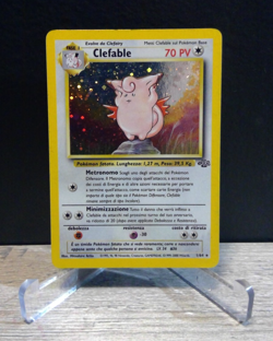 Pokemon Card TCG Clefable Italian Jungle Set 1/64 Holo Unlimited Holo Rare NM - Image 1