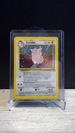 Pokemon Card TCG Clefable Italian Jungle Set 1/64 Holo Unlimited Holo Rare NM - Image 3