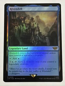 MTG Lord of the Rings Rivendell Foil 0259 NM Rare - Image 1