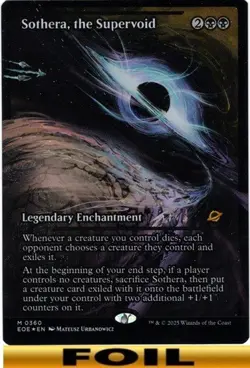 1x - Sothera, the Supervoid - FOIL SHOWCASE #360 - Edge of Eternities - NM MTG - Image 1
