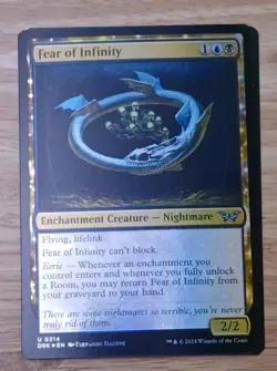 MTG Fear of Infinity FOIL Duskmourn NM - Image 1
