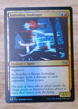 MTG Intruding Soulrager Foil Duskmourn: House of Horror NM - Image 1
