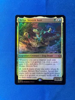 MTG - Helga, Skittish Seer Foil - BLB M 0217 - Image 1