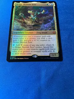 MTG - Helga, Skittish Seer Foil - BLB M 0217 - Image 2