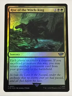 MTG Lord of the Rings Rise of the Witch-king Foil 0221 NM - Image 1
