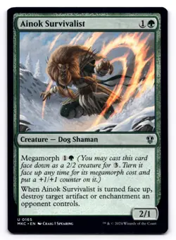 Ainok Survivalist NM Commander: Murders at Karlov Manor 0165 MTG Regular - Image 1