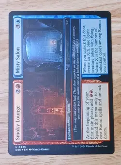 MTG Smoky Lounge/Misty Salon Foil Duskmourn NM - Image 1