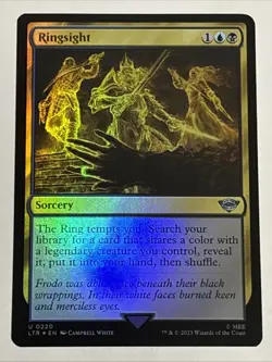 MTG Lord of the Rings Ringsight Foil 0220 NM - Image 1