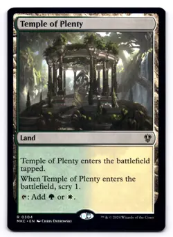 Temple of Plenty NM Commander: Murders at Karlov Manor 0304 MTG Regular - Image 1