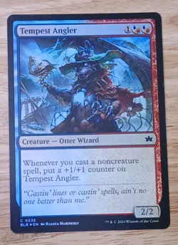 MTG FOIL Tempest Angler Bloomburrow NM - Image 1