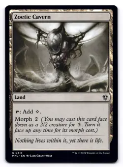 Zoetic Cavern NM Commander: Murders at Karlov Manor 0311 MTG Regular - Image 1