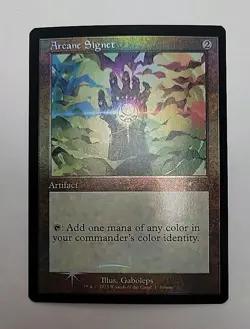Arcane Signet 30th Anniversary Foil Promo Magic The Gathering MTG M/NM - Image 1