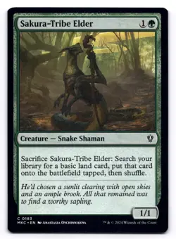 Sakura-Tribe Elder NM Commander: Murders at Karlov Manor 0183 MTG Regular - Image 1