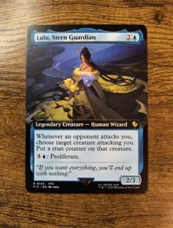 Lulu, Stern Guardian Extended Art Non-Foil R 0143 MTG Commander: FINAL FANTASY - Image 1